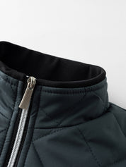Reuben Walker | Quilted Bomber Jacket with Fleece Lining