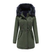 Clementine Sherwood | Parka réversible à capuche et bordure en fourrure