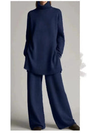 Matilda Sinclair | Ribbed Turtleneck Knit Co-Ord Set