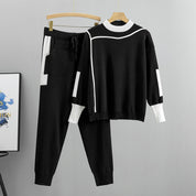 Poppy Hill | Colour Block Knitted Two-Piece Set