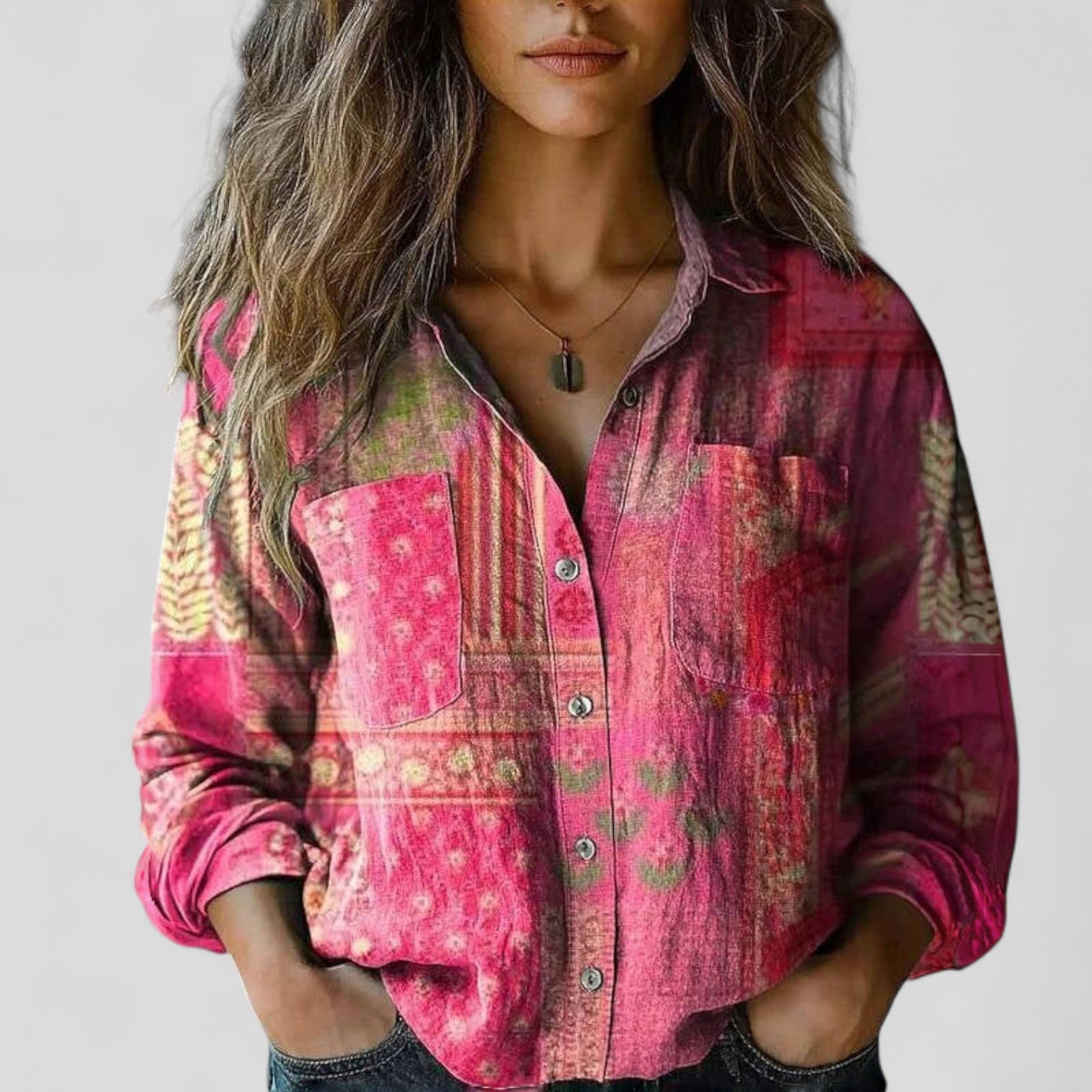 Florence Heathcote | Patchwork Floral Blouse