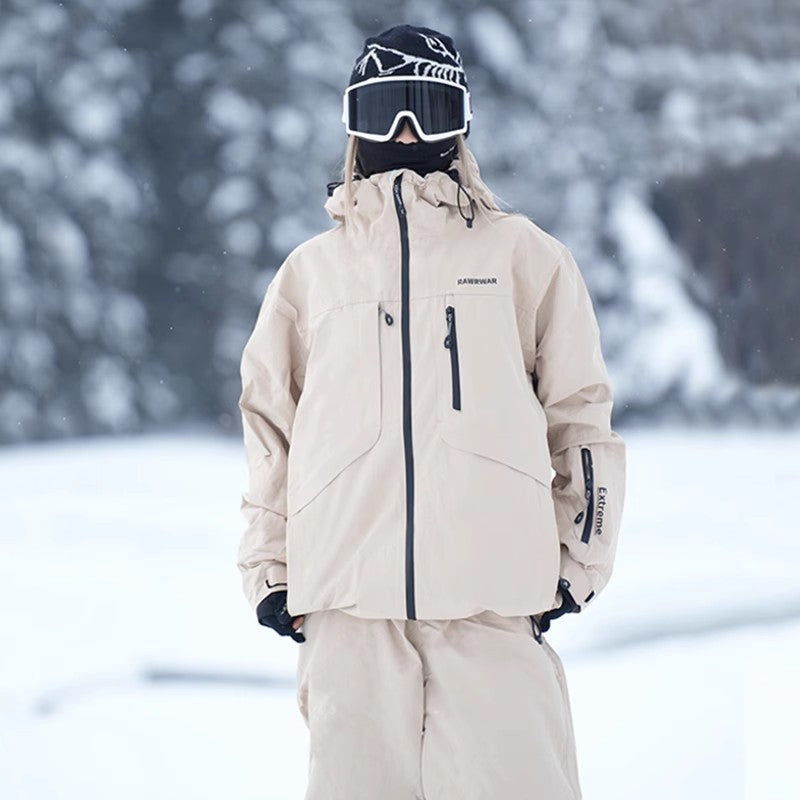 Freya Drummond | Veste de ski extrême imperméable à capuche pour l’hiver