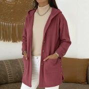 Eleanor Scott | Hooded Corduroy Jacket
