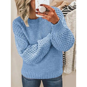 Cecily Wright | Pull en maille épaisse à manches ballon