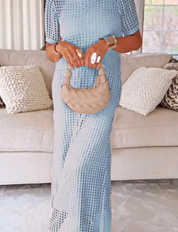 Tabitha Green | Crochet Knit Maxi Dress