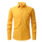 Sebastian Laurent | Chemise habillée classique pour homme | Essentiel Blanc ajusté