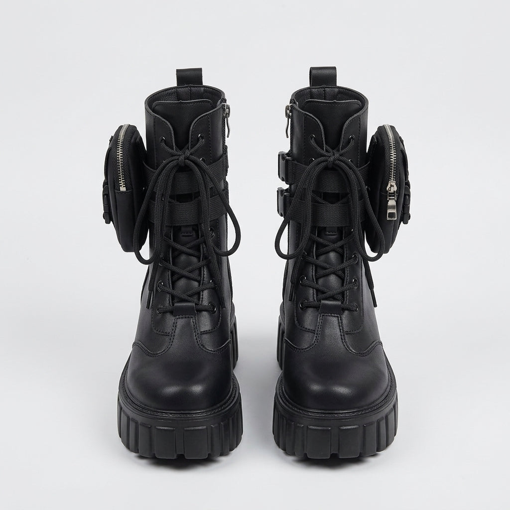 Daisy Scott | Bottes plateforme mi-mollet