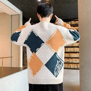 Lachlan Prentice | Argyle Print Sweater For Men