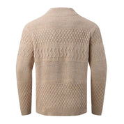 Edwin Harker | Chunky Cable Knit Cardigan With Button Front