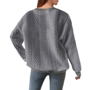 Alice Griffiths | Cable-Knit Textured Sweatshirt
