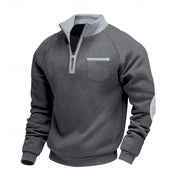 Callum Sandford | Quarter-Zip Colour Block Pullover