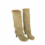 Eleanor Davies | Bottes montantes à talon en daim