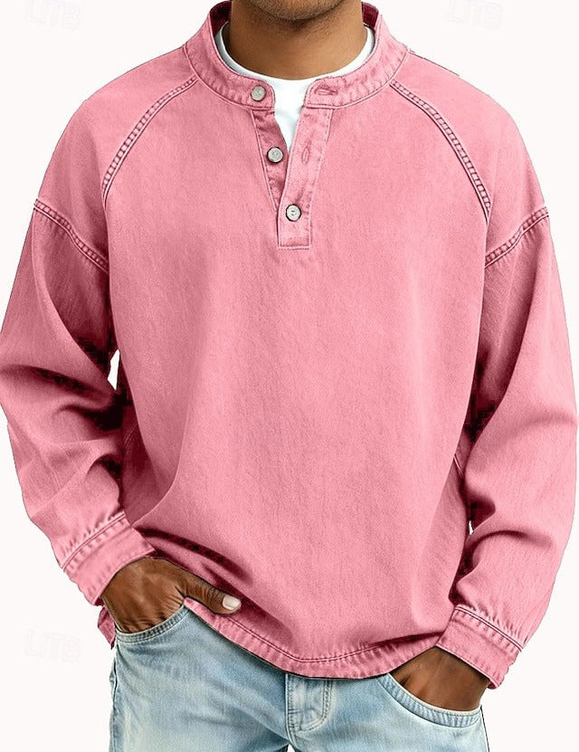 Chemise en jean à enfiler d’inspiration vintage Henry Sterling