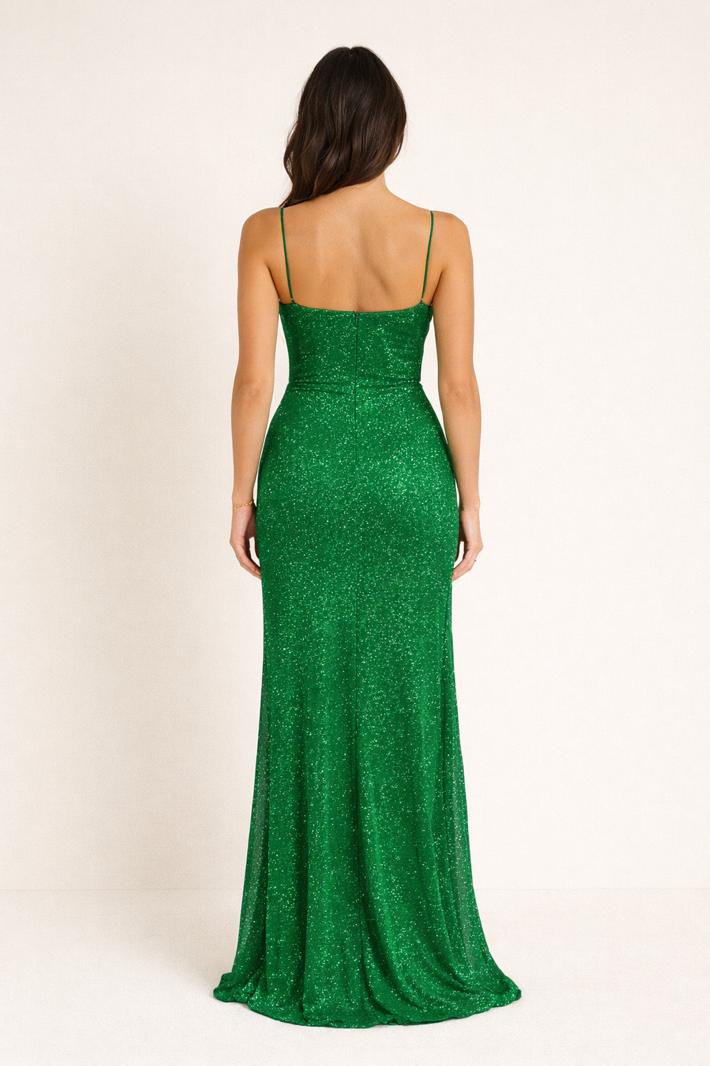 Celeste Milano | Elegant Maxi Evening Dress with Corset and Sequins