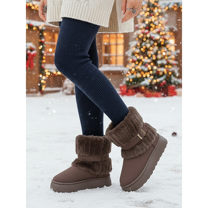 Diana Harrison | Bottes de neige douillettes bordées de fourrure