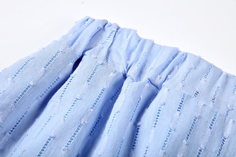 Quinn Whitmore | Embroidered Shirt & Shorts Set