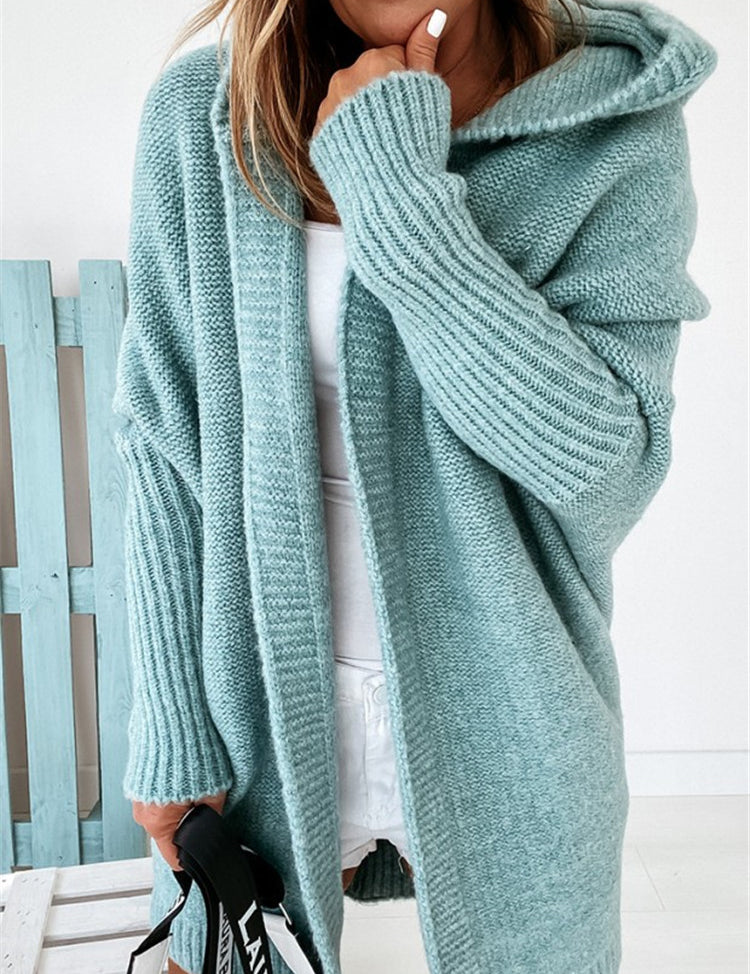 Cecilia Ramsay | Oversized Hooded Knit Cardigan