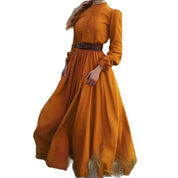 Aoife Rutherford | Robe longue bohème ceinturée