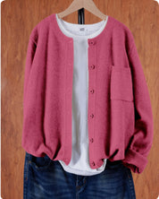 Freya Turner | Round Neck Knitted Cardigan
