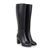 Edith Vert | Bottes montantes à talon bloc