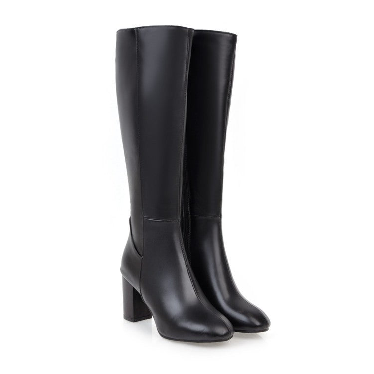 Edith Vert | Bottes montantes à talon bloc