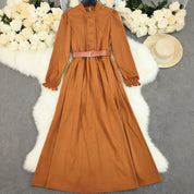 Aoife Rutherford | Robe longue bohème ceinturée