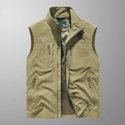William Scott | Men's Multi-Pocket Outdoor Vest with Stand Collar