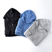 Henry Bennett | Zip-Up Hooded Cardigan Sweater