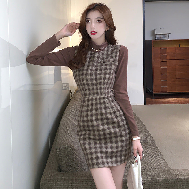Marianne Sutcliffe | Plaid A-Line Skirt Set