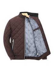 Reuben Walker | Quilted Bomber Jacket with Fleece Lining