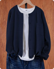 Freya Turner | Round Neck Knitted Cardigan