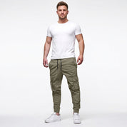 Edward Whitby | Bawełniane spodnie cargo typu jogger