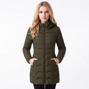 Emma Thomas | Manteau doudoune matelassé à capuche