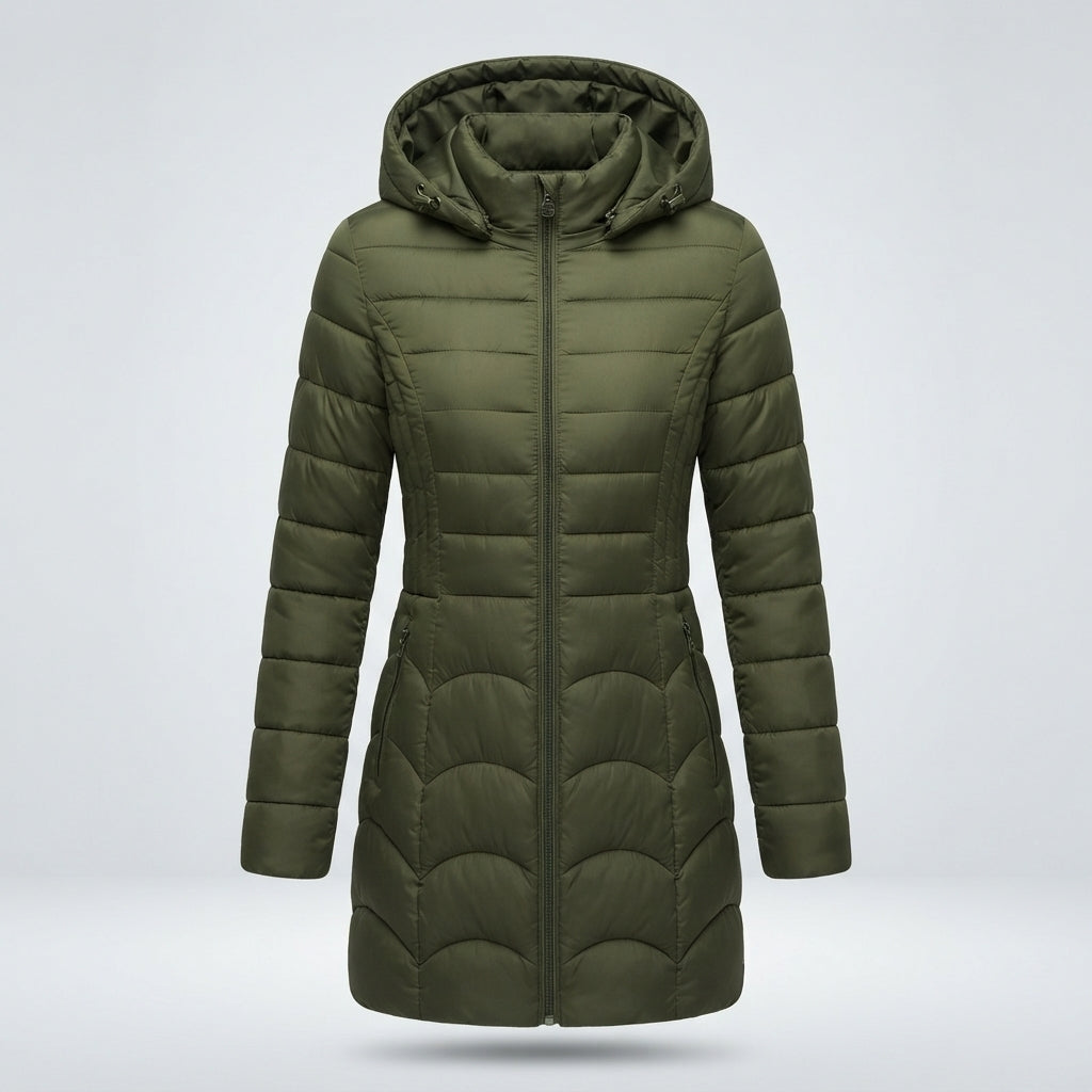 Emma Thomas | Manteau doudoune matelassé à capuche