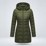 Emma Thomas | Manteau doudoune matelassé à capuche