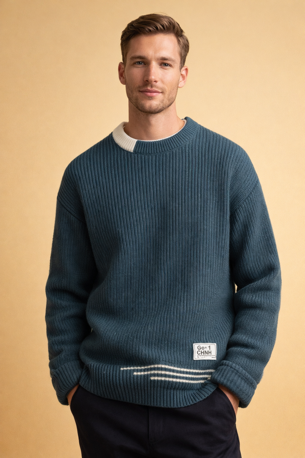 Noah Laurent | Luxury Outdoor Knit Sweater For Men