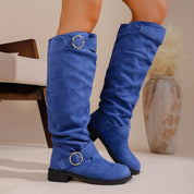 Charlotte Evans | Bottes western plissées montantes