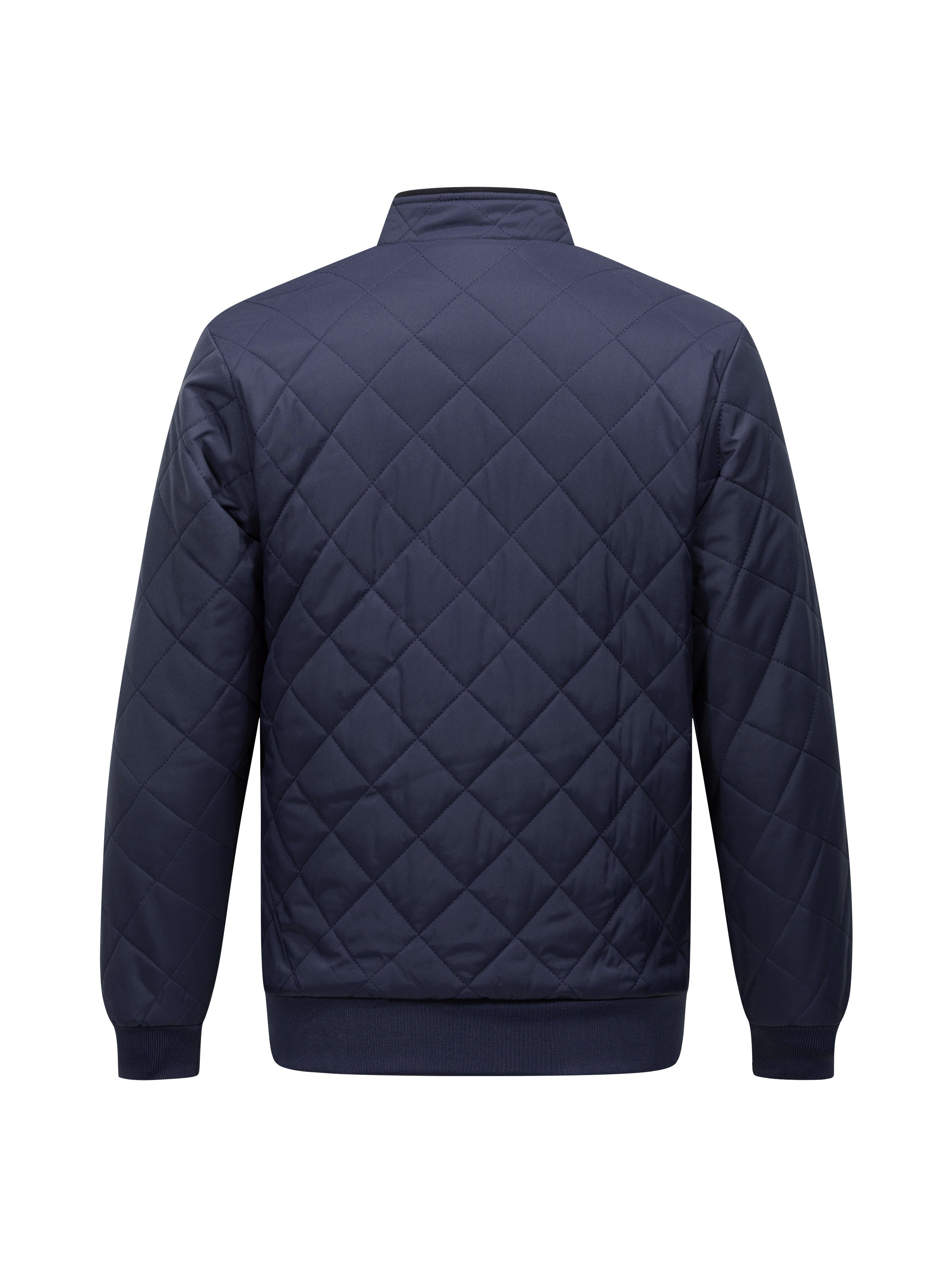 Reuben Walker | Quilted Bomber Jacket with Fleece Lining