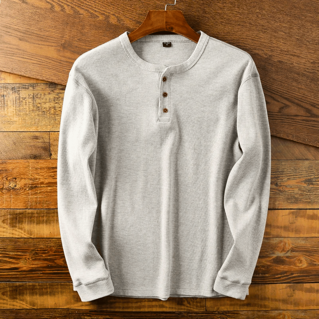 Henry Fletcher | Soft Henley Neck Shirt