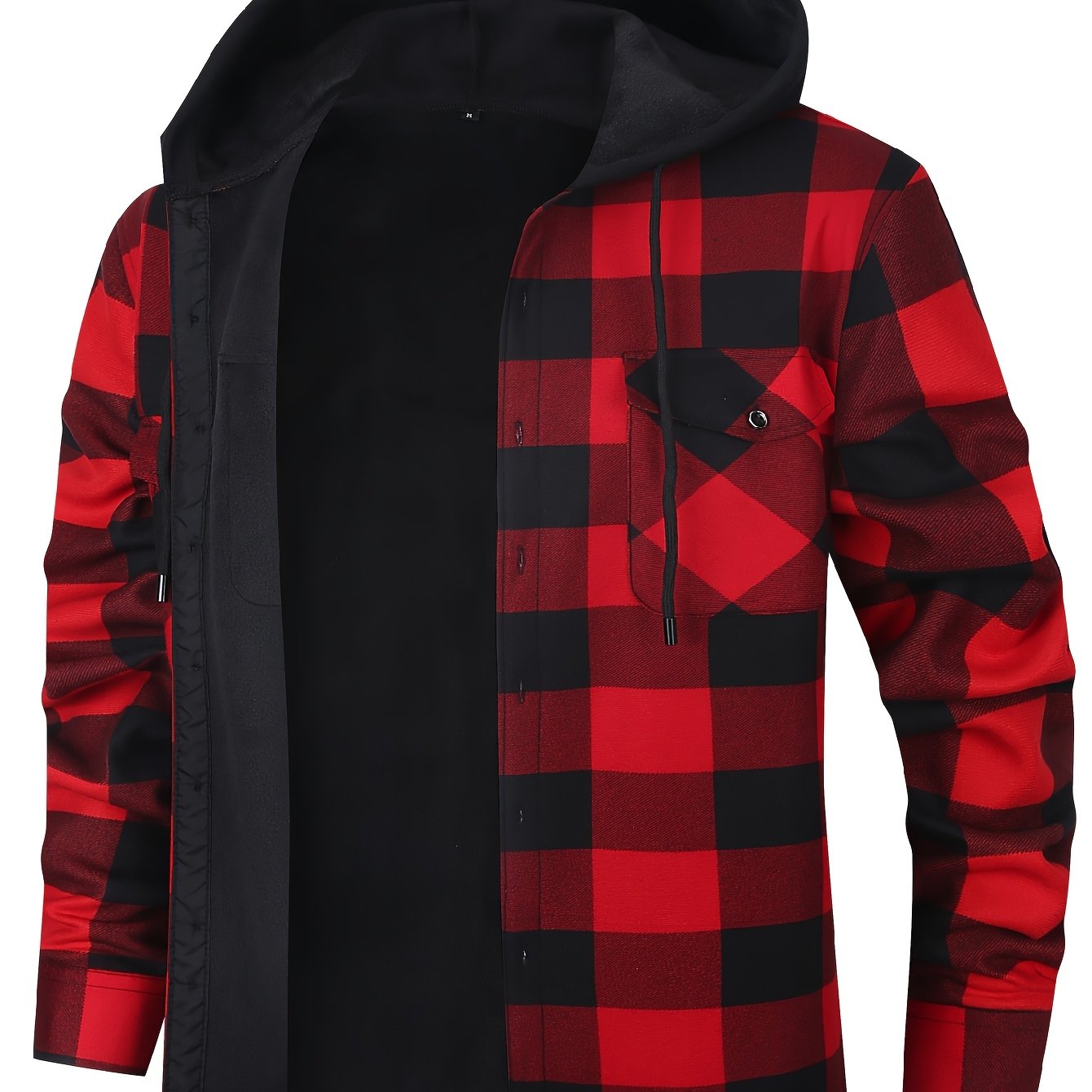 Joseph Braithwaite | Hooded Check Shirt Jacket