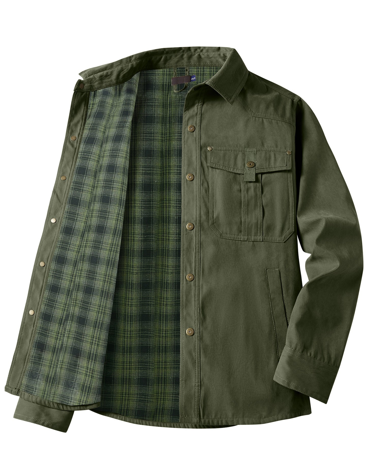 Jack Smith | Veste-chemise en flanelle doublée à carreaux