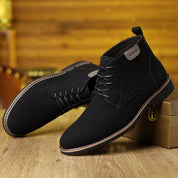 Douglas Kerridge | British Style High-Top Leather Boots