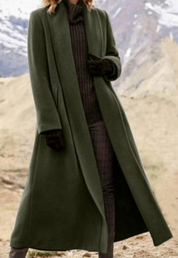 Beatrice Wood | Long Wool Blend Coat