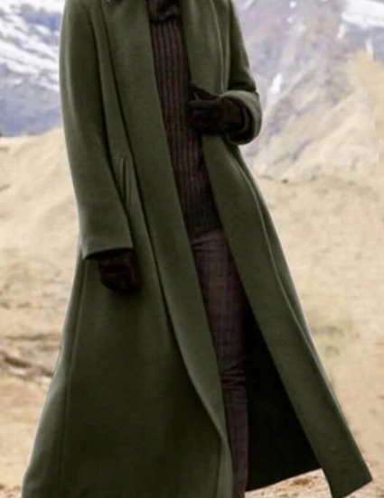 Beatrice Wood | Manteau long en mélange de laine