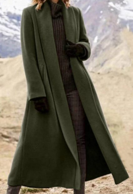 Beatrice Wood | Long Wool Blend Coat