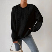 Alice Griffiths | Cable-Knit Textured Sweatshirt