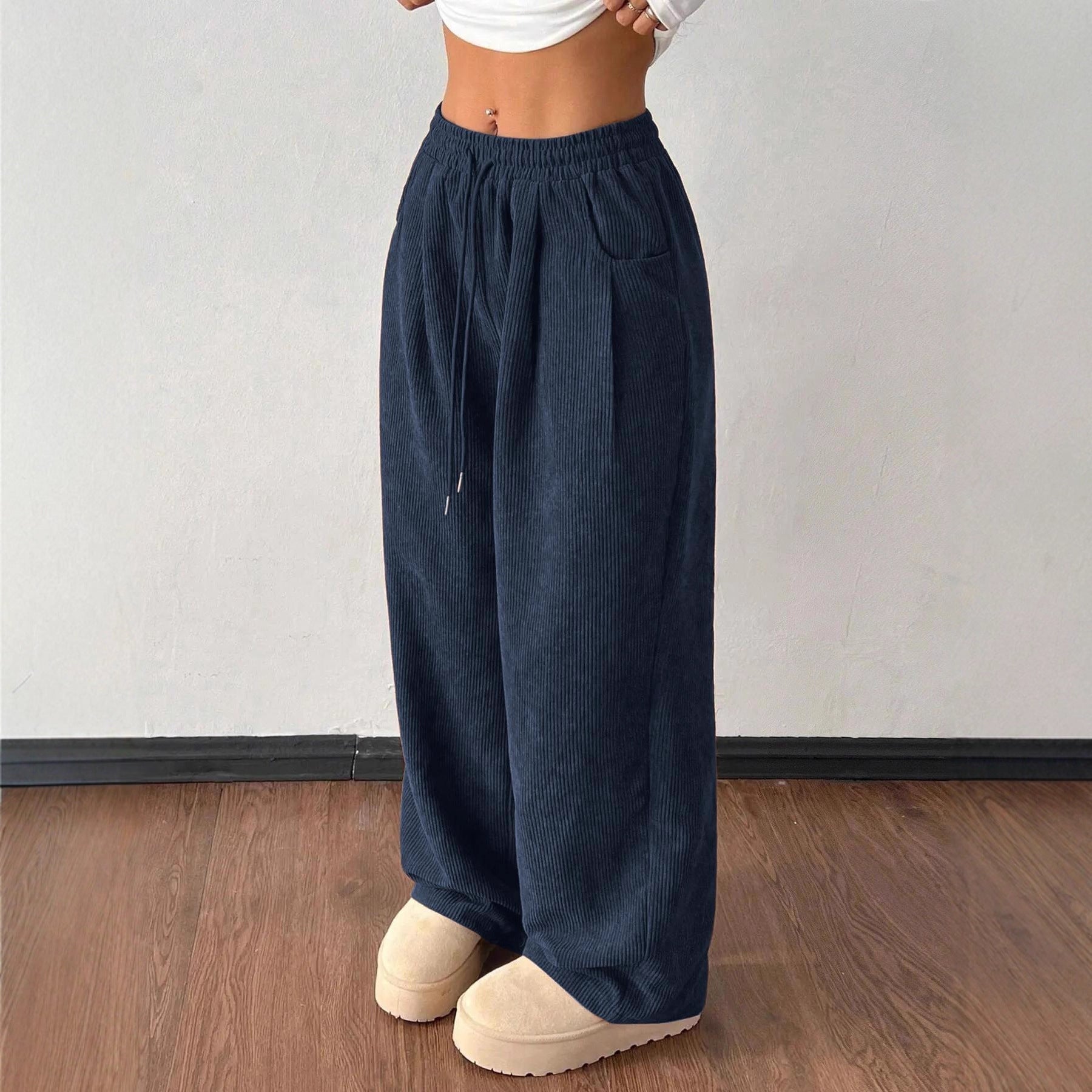 Florence Baker | Corduroy Wide-Leg Pants