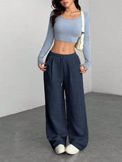 Florence Baker | Corduroy Wide-Leg Pants