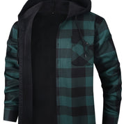 Joseph Braithwaite | Hooded Check Shirt Jacket