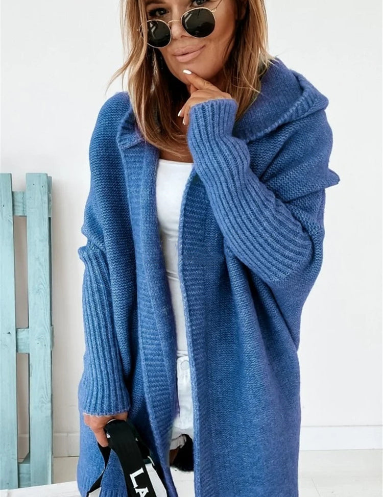 Cecilia Ramsay | Oversized Hooded Knit Cardigan